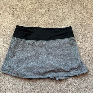lululemon athletica Black and Gray Skater Skirt